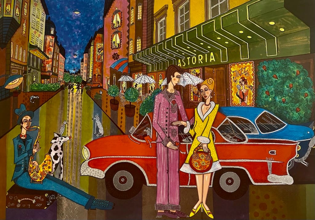 Angelica Wiik – Astoria i Dur – Litografi