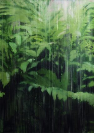 Joakim Allgulander - Then the rain came. 2025. - Oljemålning